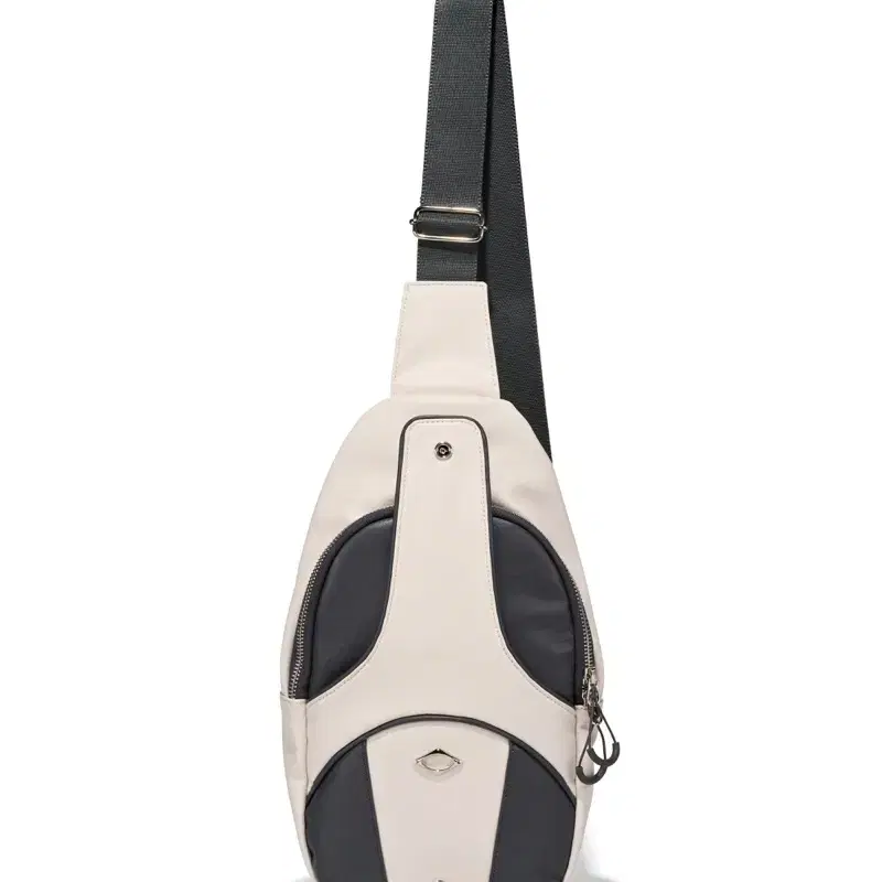 미스치프 FOLDABLE LEATHER SLING BAG_IVORY