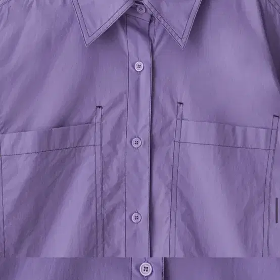 Rrace 레이스 Stitch Pocket Basic Shirt_Purp