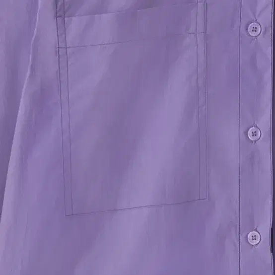 Rrace 레이스 Stitch Pocket Basic Shirt_Purp