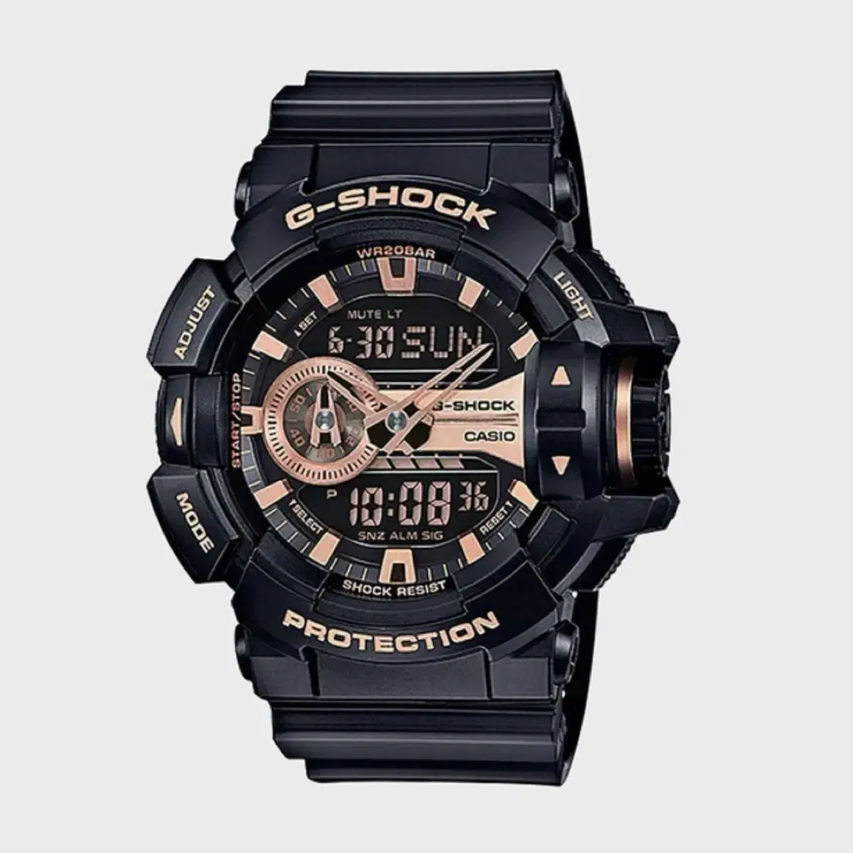 지샥 빅페이스 (G-SHOCK GA-400) 로즈골드 판매합니다 (미사용