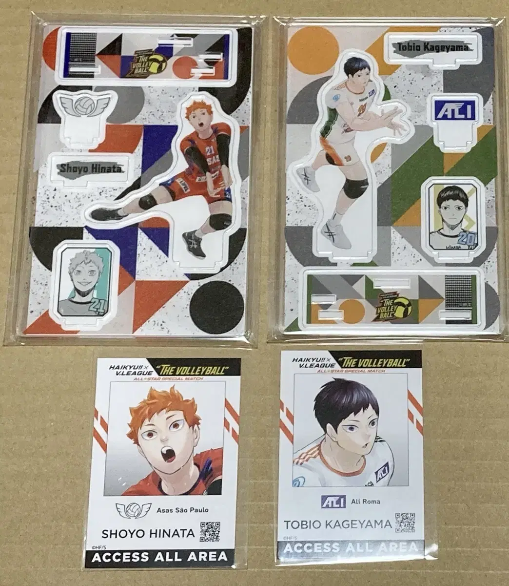 Haikyuu V-League Diorama ID card hinata Kageyama