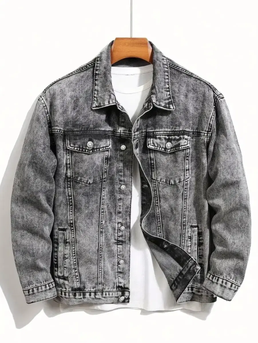 (NEW!!) 105 Men's Casual Denim Jacket Perfect for Gaeul!!