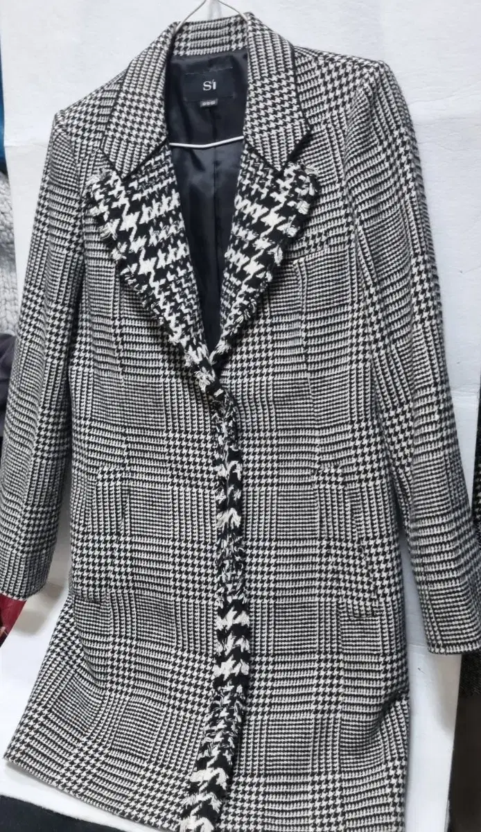 SI Check Wool Vahn Coat