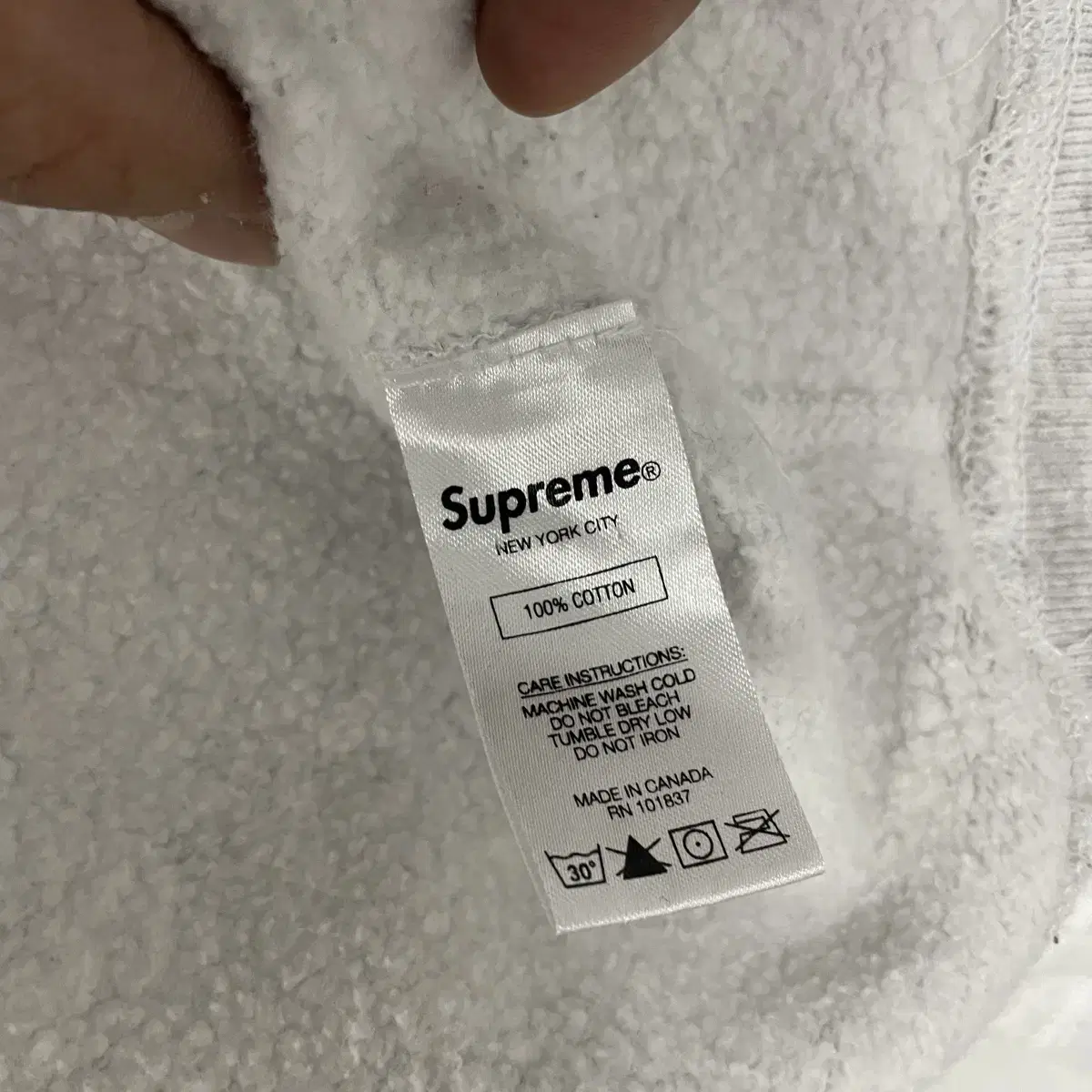 슈프림 Supreme x 낸골딘 미스티 앤드 지미 파울렛 후드티 멜란지