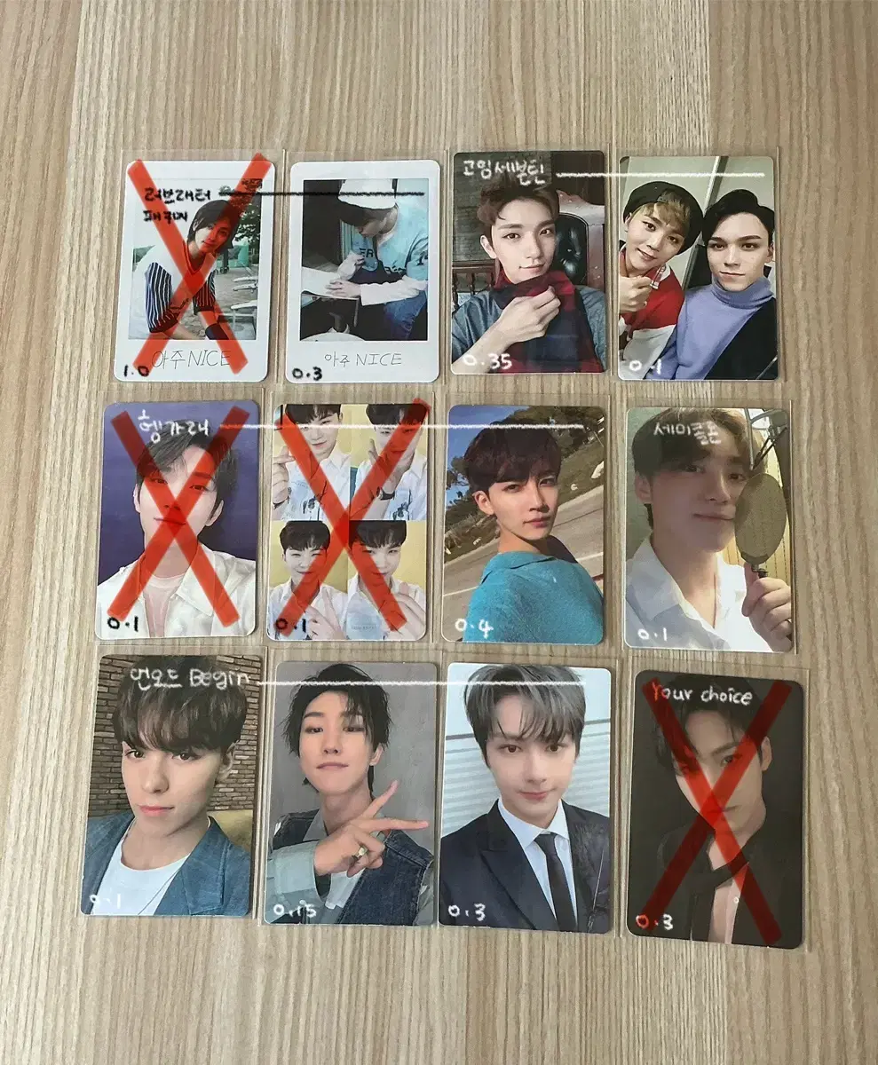 Seventeen photocards to sell!! (Lovelatter, Going Seventeen, Unod, Rinse, Semi Colon..)