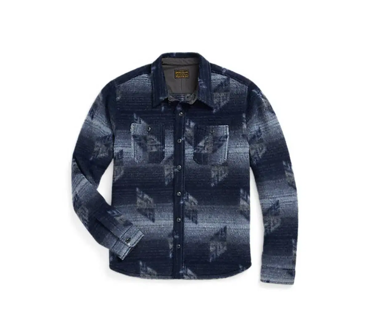 [NEW] RRL Double Knit Jacquard Overshirt DoubleL