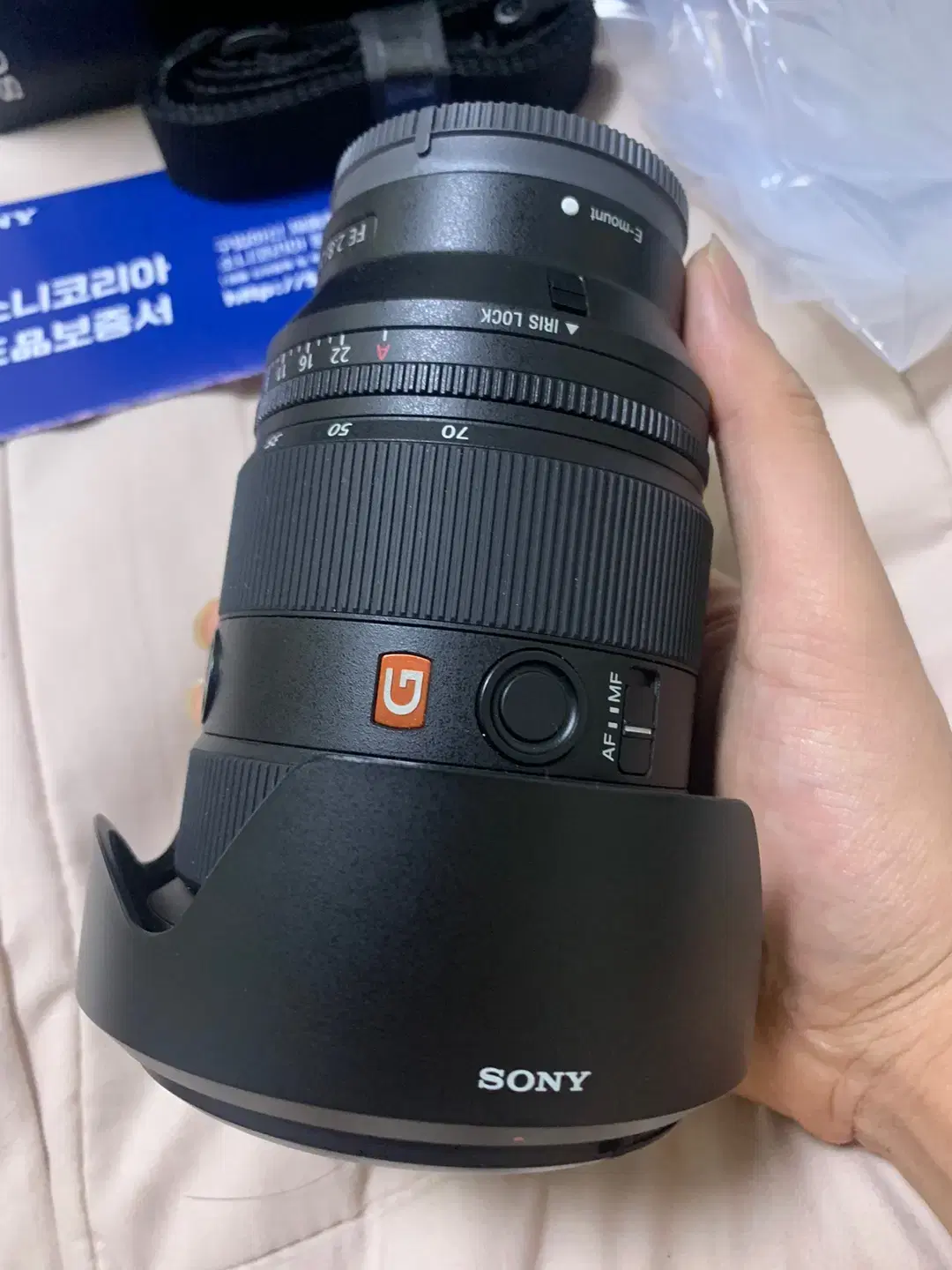 SONY 24-70mm GM2 F2.8 +슈나이더 MRC 필터 팝니다.