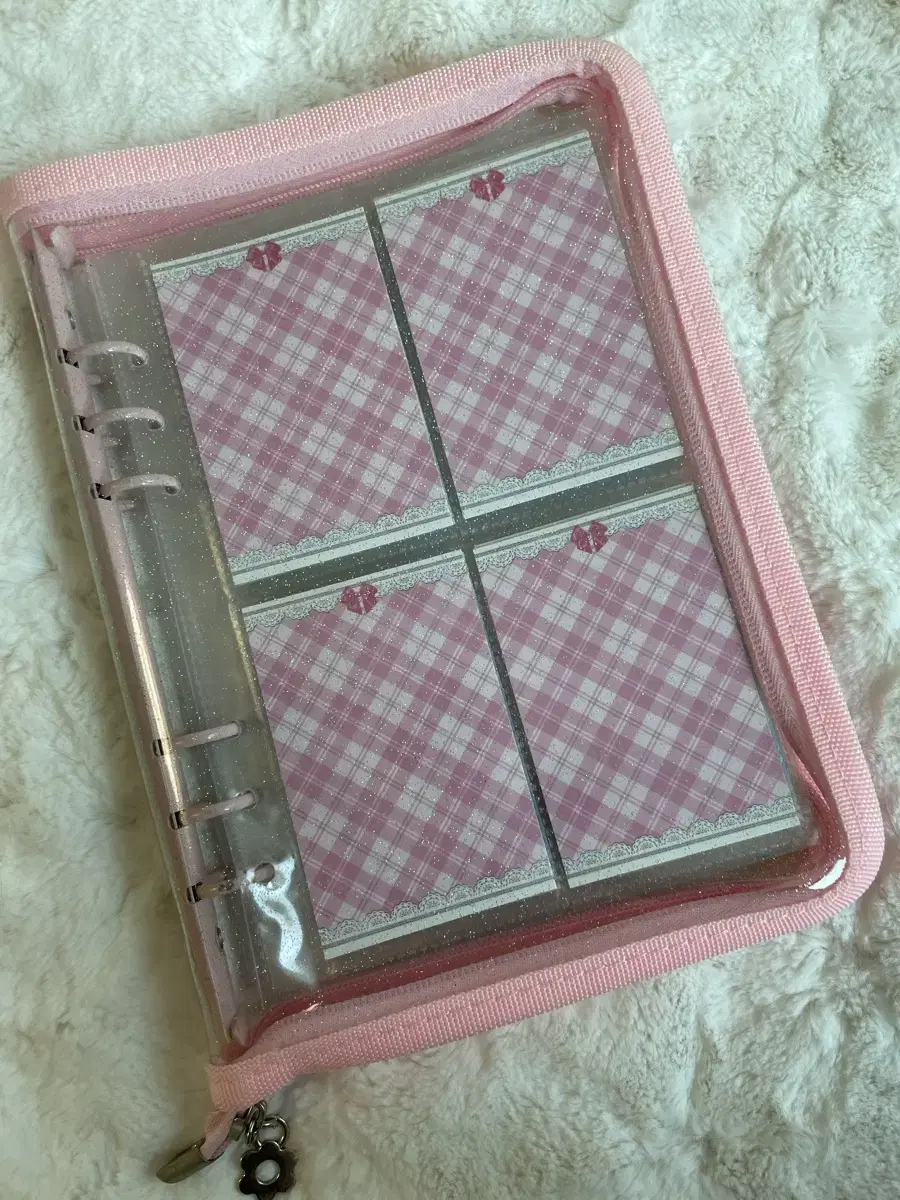 Photocard binder pink used cheap wts