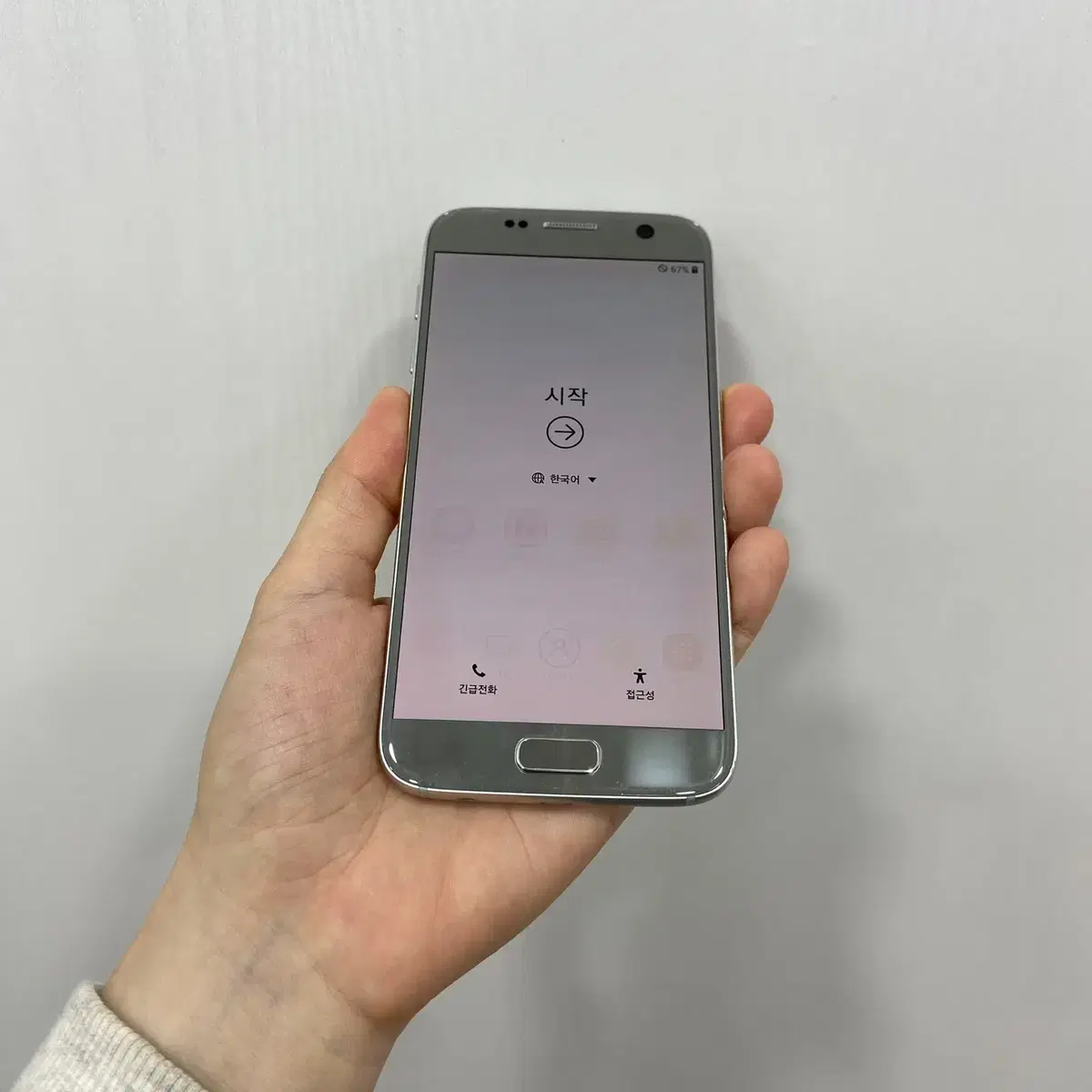 갤럭시S7 32GB 실버 부산 중고폰 팝니다 50081