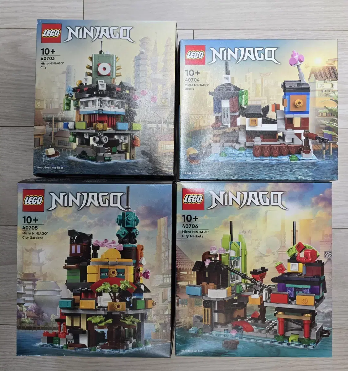 LEGO limited edition Micro Ninjago Series 4-piece set