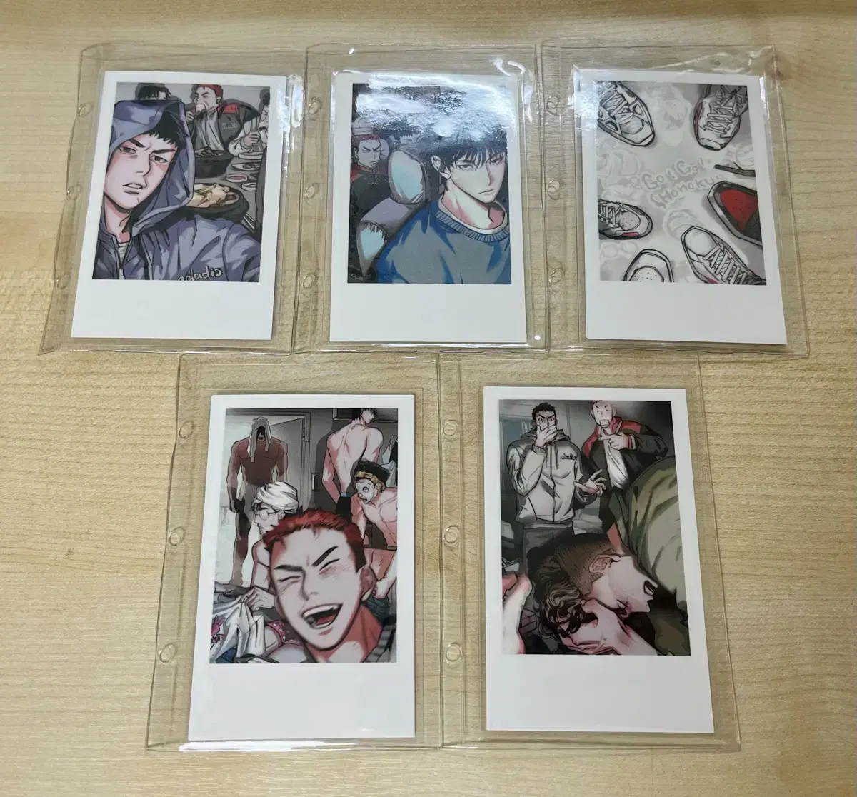 (끼택포)SLAM DUNK 슬덩 ㅇㅇ님 북산 겨울엠티 polaroid 포토카(Unofficial goods)