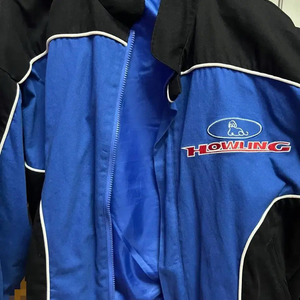 [M] 리트리버클럽 레이싱 자켓 블루 NASCAR JACKET BLUE