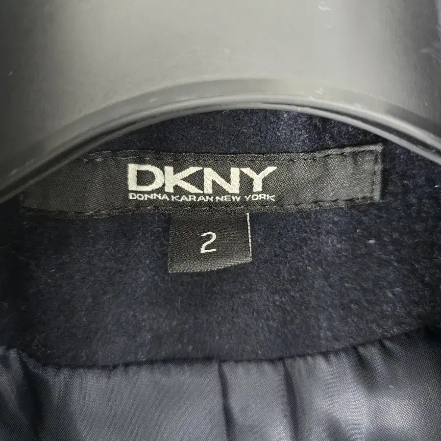 DKNY 도나카란 매장판 라나울 코트 네이비