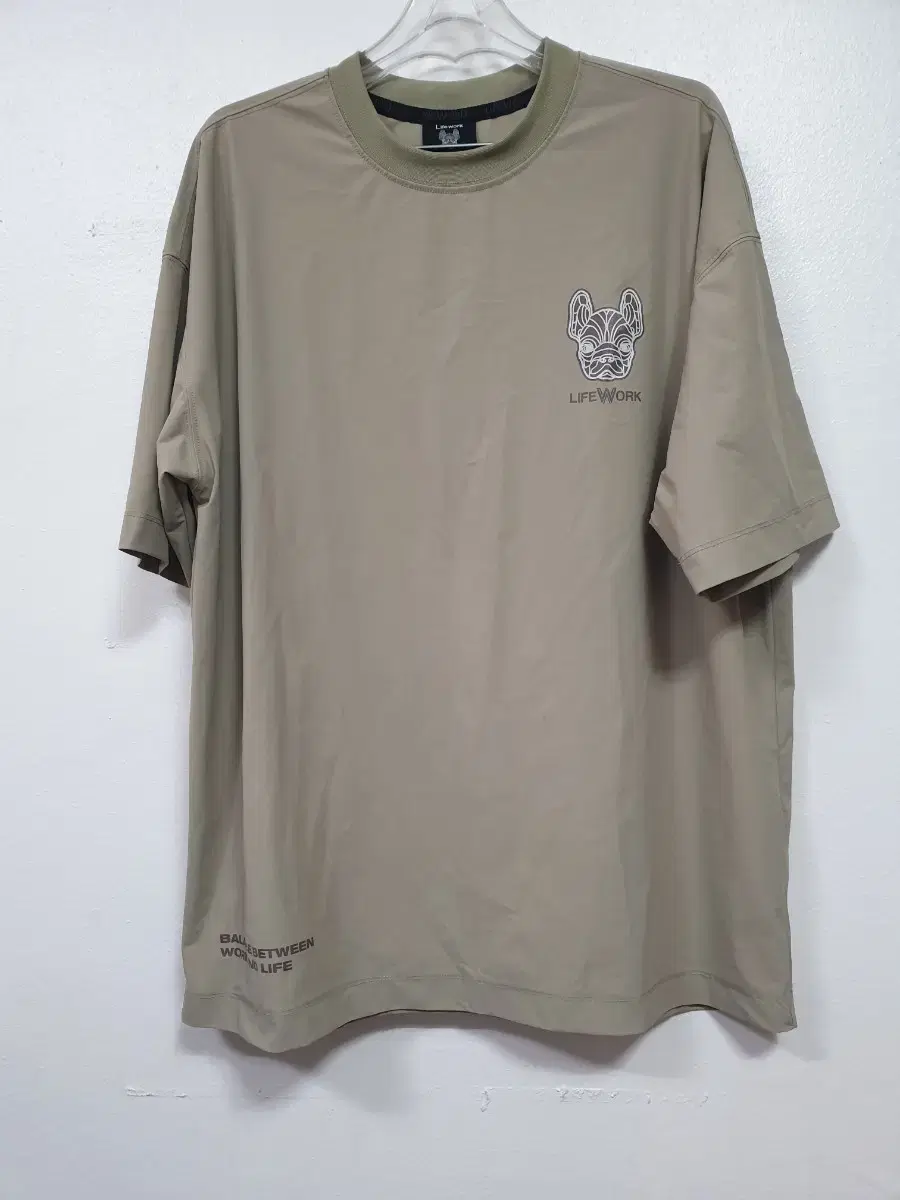 Lifework Beige Venturi Relaxed Short Sleeve Tee Size M