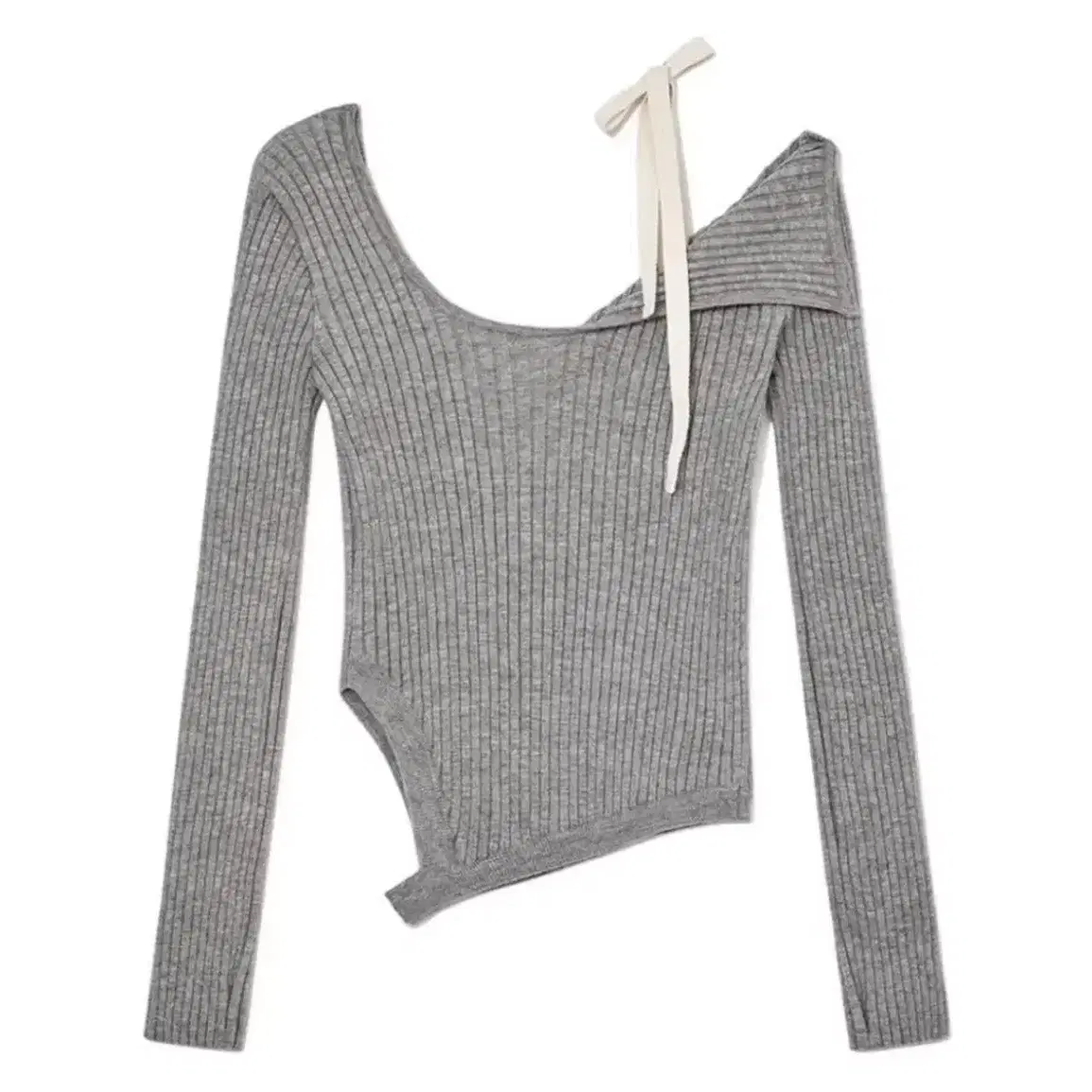 양도) 글로니 ISA ASYMMETRICAL KNIT TOP 양도