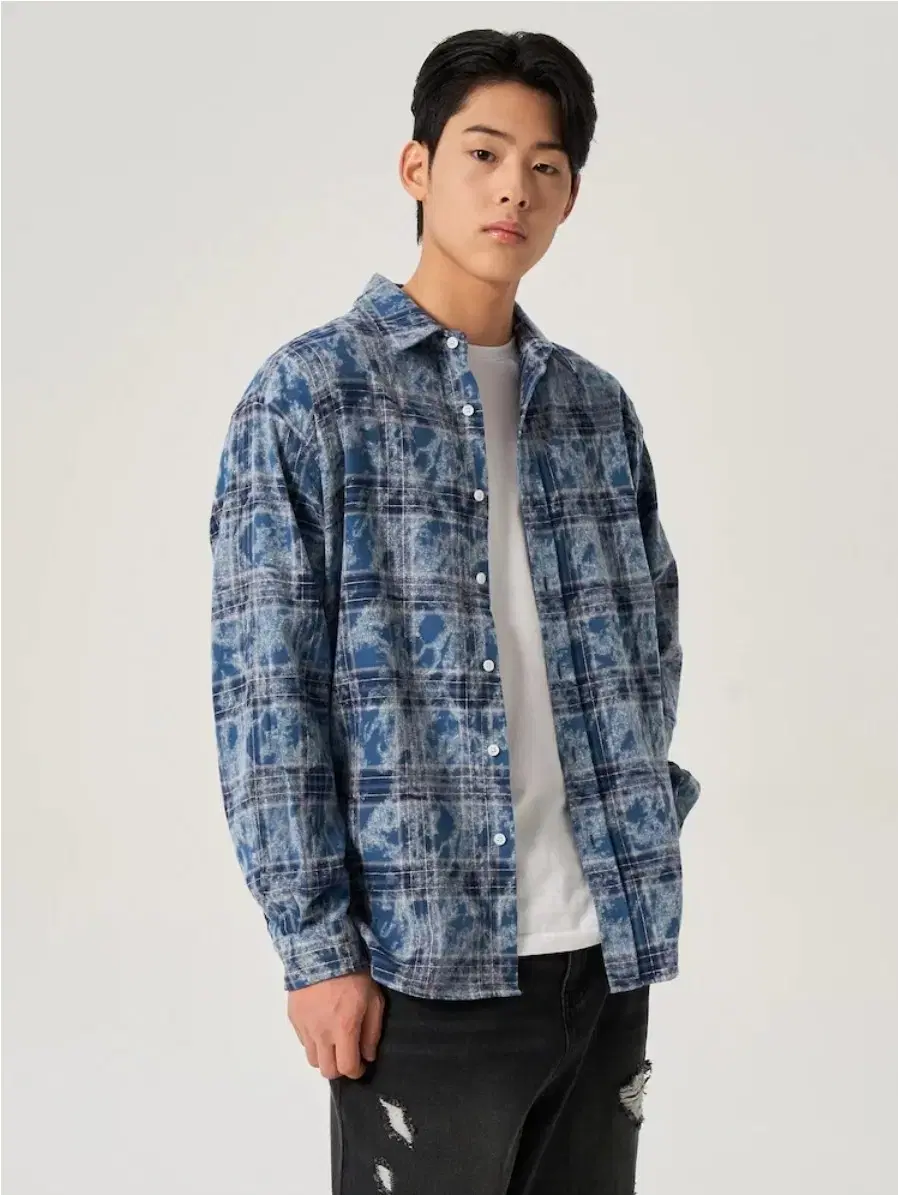 Home / New Arrivals / Eight Seconds Printed Effect Check Shirt Bloo