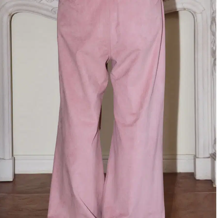 김미더영 G_SUEDE STUD PANTS / PINK