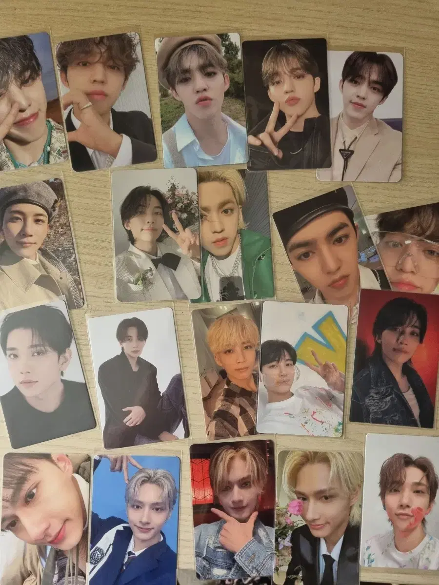 Seventeen photocard 90 sheets bulk disposed of wts sold