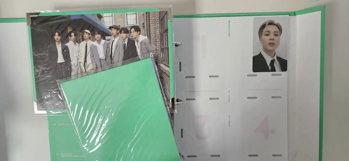 Bangtan BTS 2020 Memories DVD full set (Photocard: Jimin)