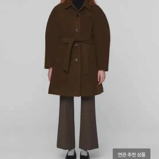 아모멘토 ALPACA RAGLAN COAT (BROWN)