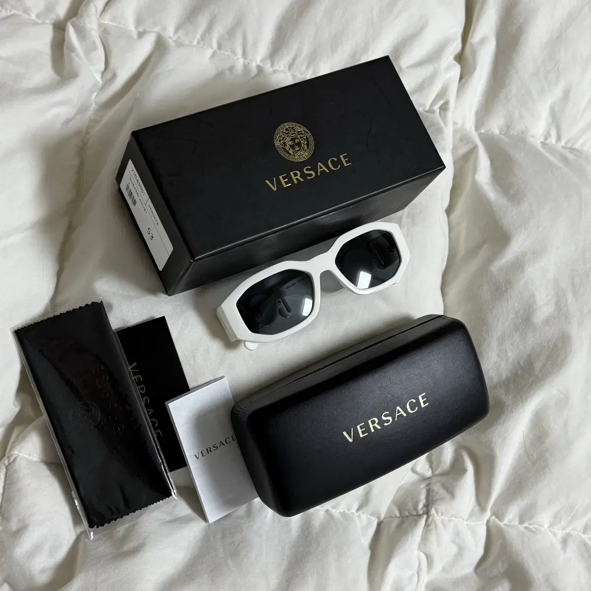 (OS) Versace 베르사체 4361 메두사 선글라스 화이트