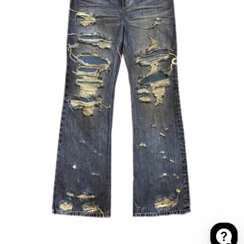 (L) REGENZONE Distressed Flare Jeans 새상품