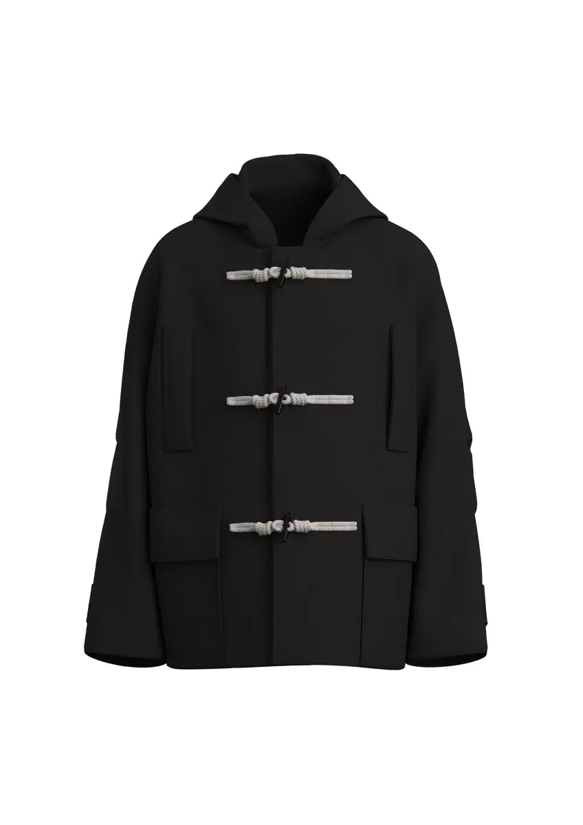 신더 short duffle coat