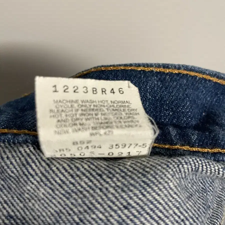 Levis 505 레귤러핏 오렌지탭 리바이스 데님