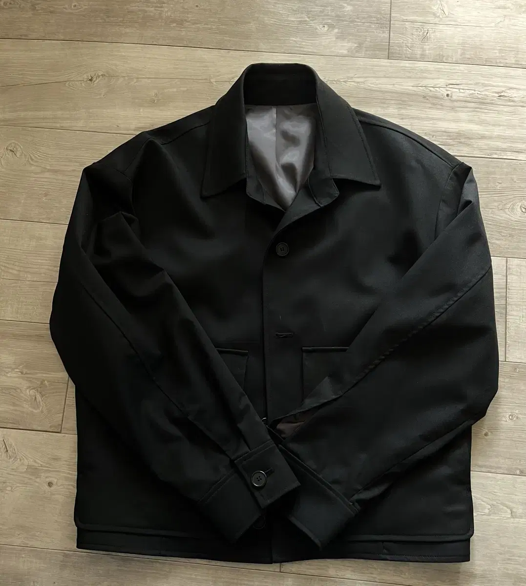 [44SIZE]Elmood Minimalist Pocket Detail Trunker Jacket