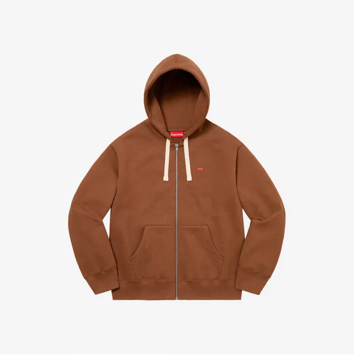 M]Supreme Hooded Zip-up Brown 22fw