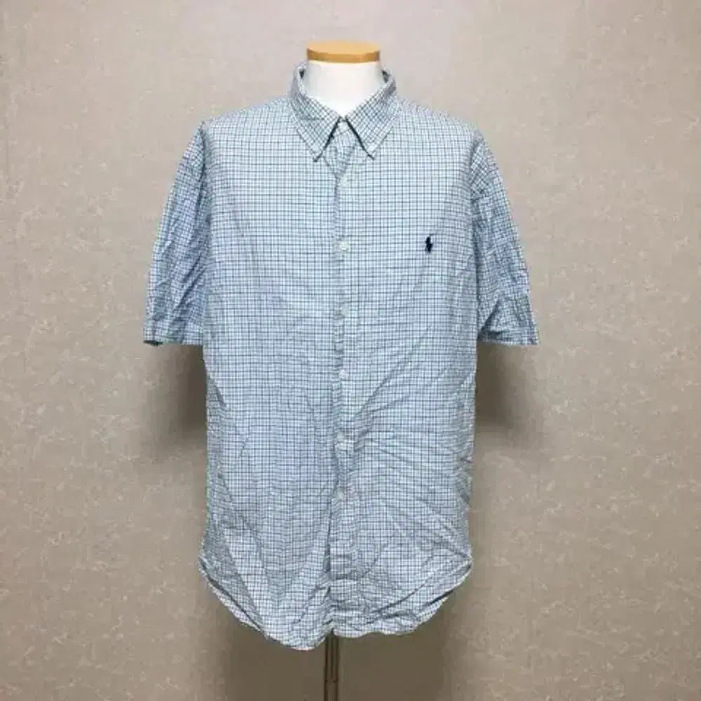 2XL Polo Ralph Lauren Check Short Sleeve Shirt (c324)