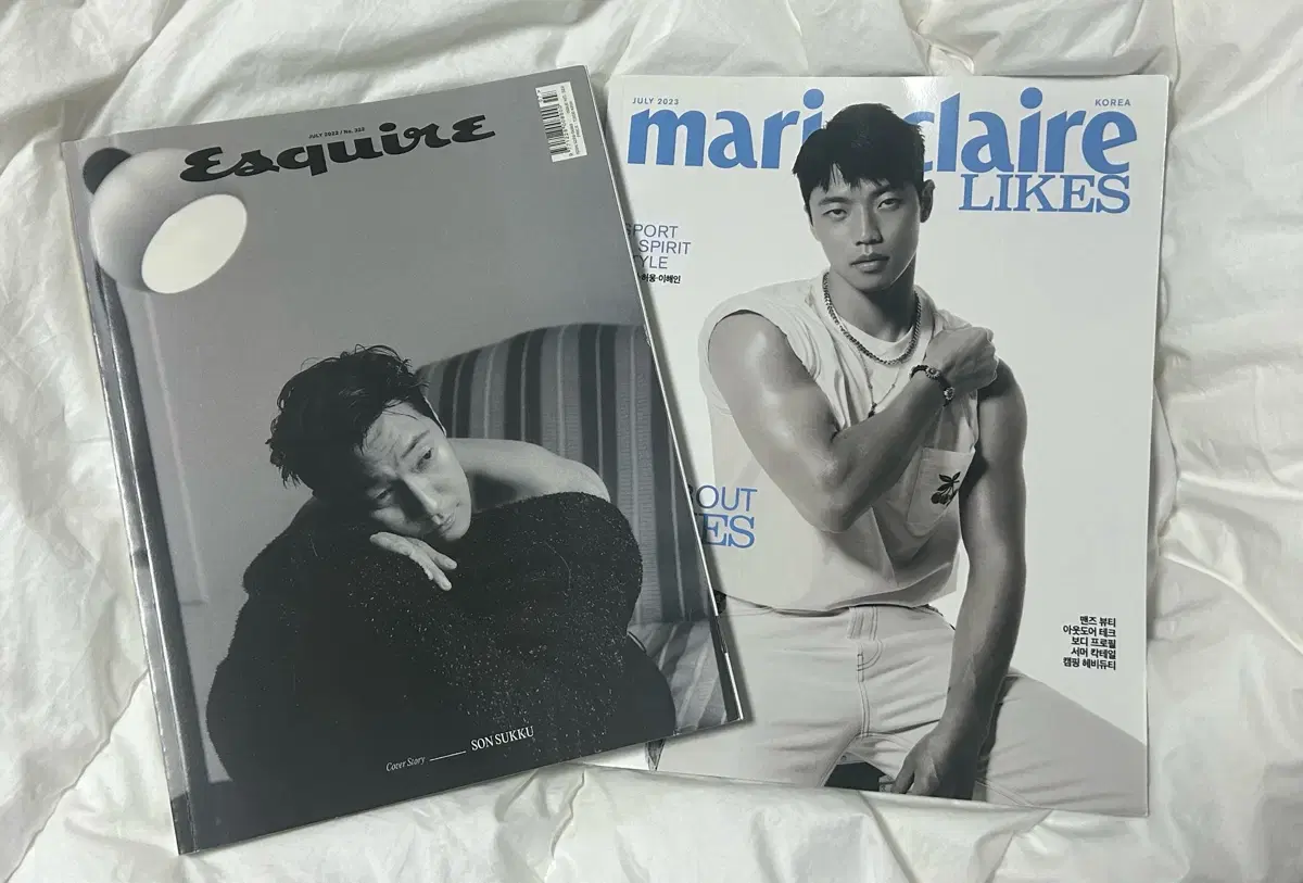 Marie Claire Esquire Hwang Heechan Chan Son Seok-gu Magazine bulk sells