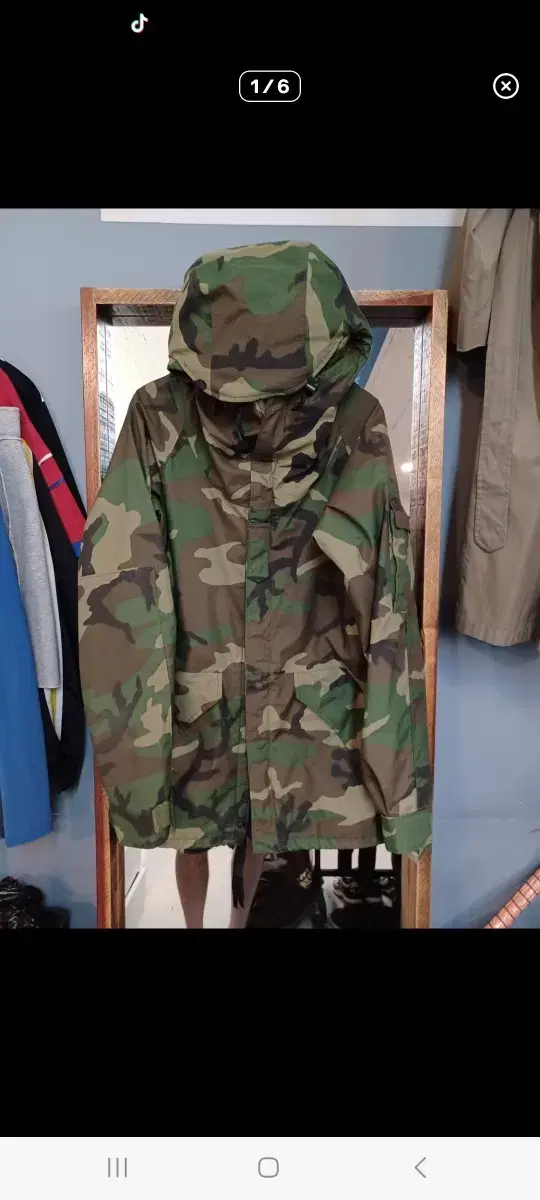 Military Camo Gore-Tex Jacket S Regular M