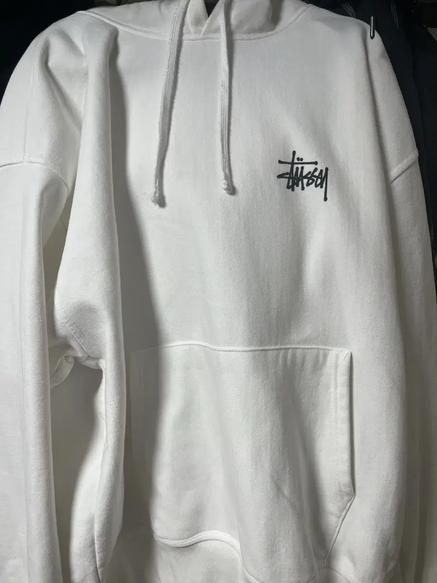 Genuine Stussy hoodie white size XL for sale!