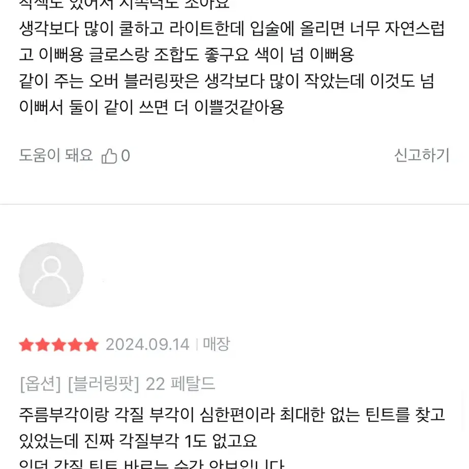 새상품) 웨이크메이크 워터 블러링 픽싱 틴트 22페탈드+블러링팟