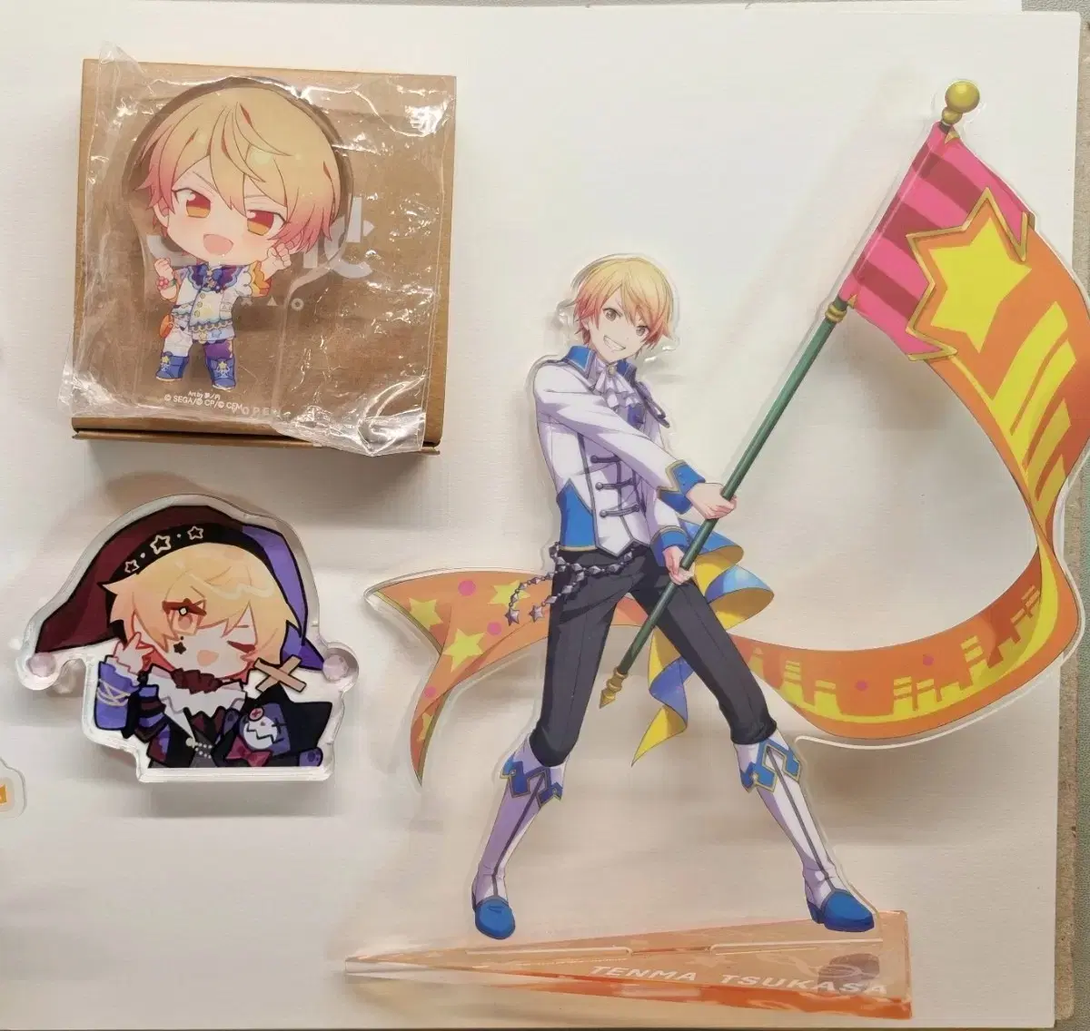 Tsukasa 1 star acrylic, 2.5 years Korotto + unofficial goods