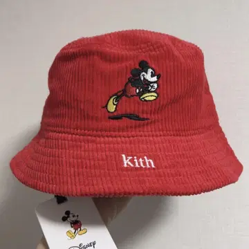 새상품 Kith x 디즈니 버킷 햇 디즈니미키마우스