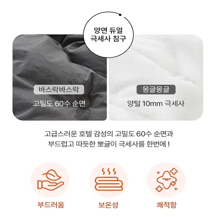 [무료배송] 고밀도 60수 순면 양털 10mm 차렵이불 패드 이불 침구