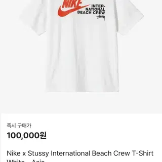 Nike STUSSY International Beach Crew 白 Nike x Stussy International Beach Crew Tee 'White' Small