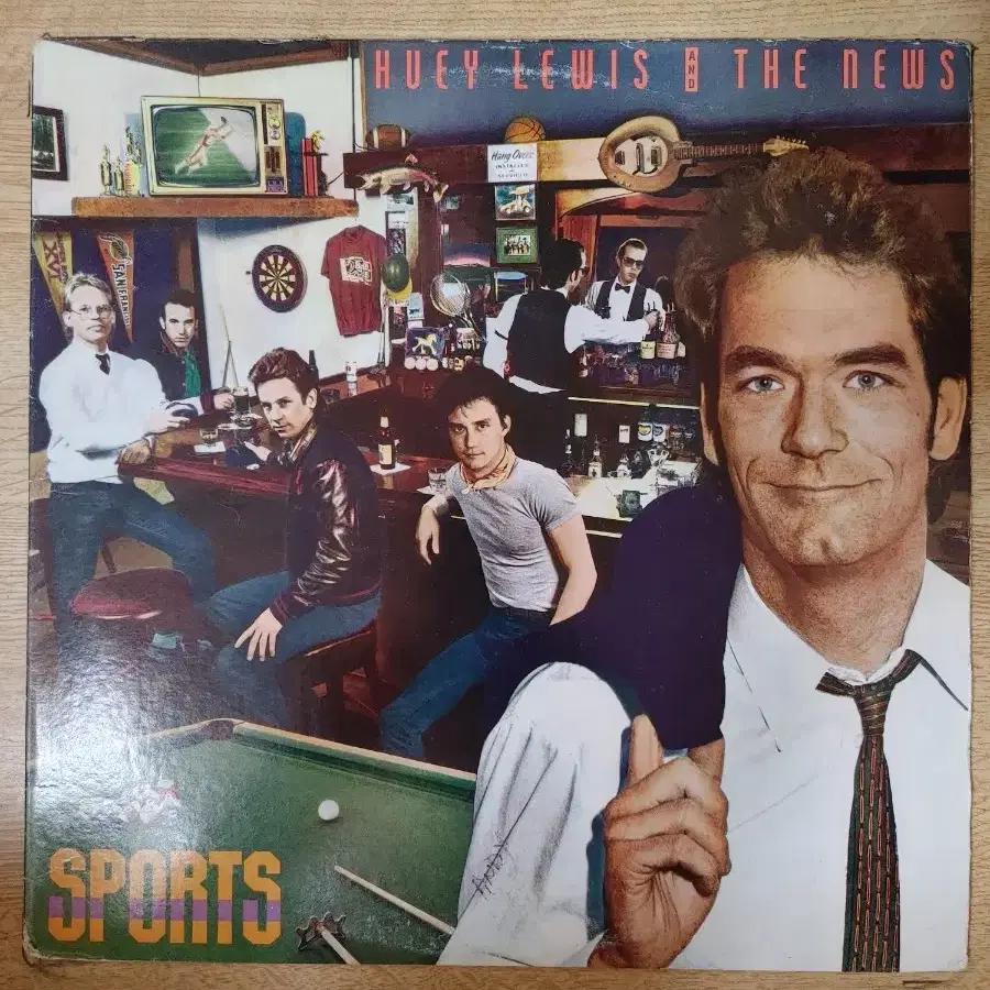 HUEY LEWIS 음반 (LP 턴테이블 오디오 앰프