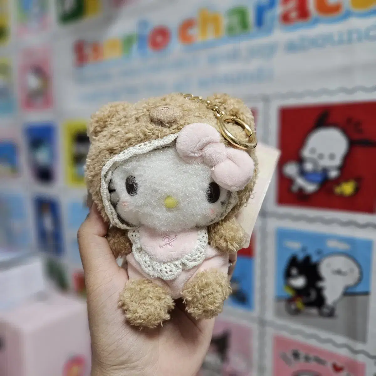 [Sanrio] Kitty & Bear doll keyring