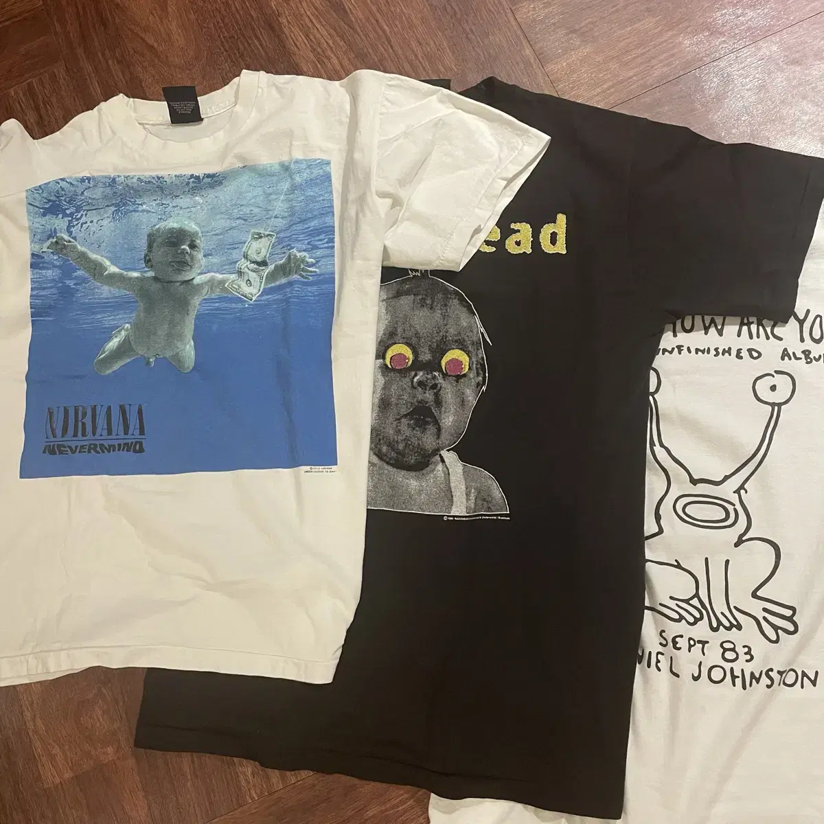 BandsT-shirts nirvana radiohead danielle johnston bootlegs