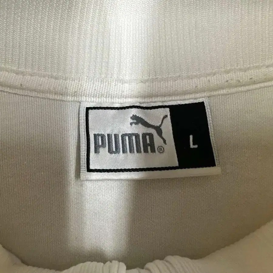 Puma 퓨마 화이트 러블리힙 대장템 트랙탑 희귀져지(L)