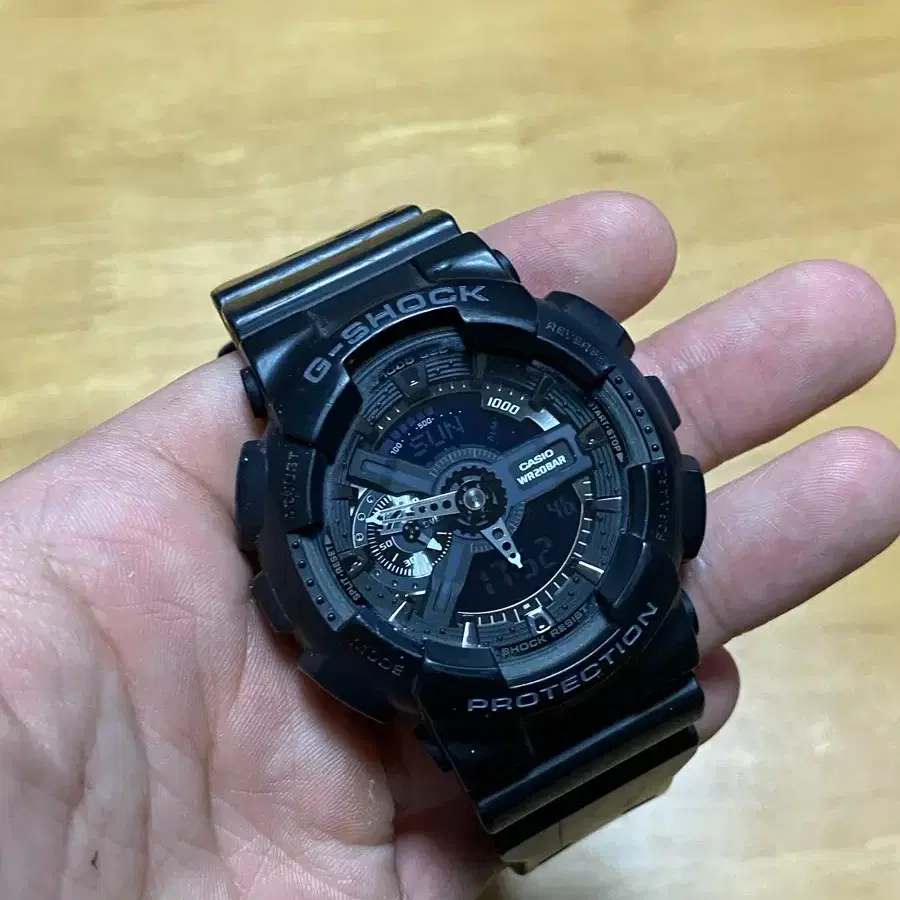 지샥 gshock ga110 black 검정 빅페이스