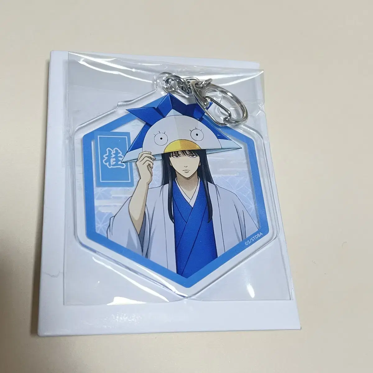 Gintama Anime Collaboration Cafe acrylic keyring Key Holder Katsura Kotarozura