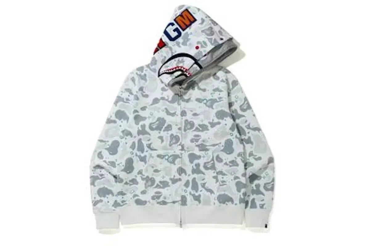 [XL] Vape Space Camo Double Shark Hoodie Zip Up