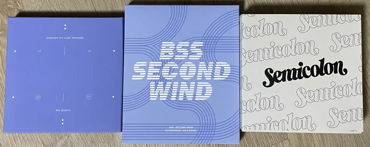 Seventeen unsealed album Bu Seok-soon sector17 semi colon