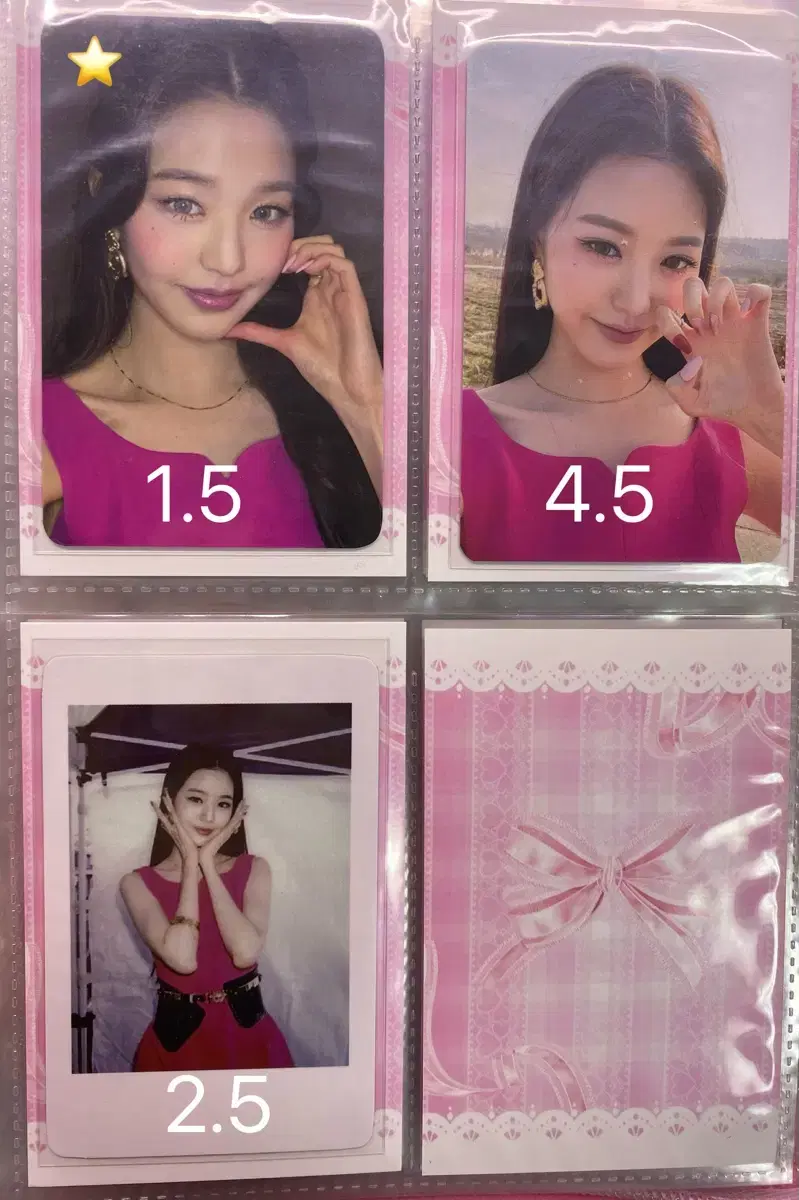 ive photocard eleven ruffa apa i.m ahn yujin gaeul lay jang wonyoung leeseo ld