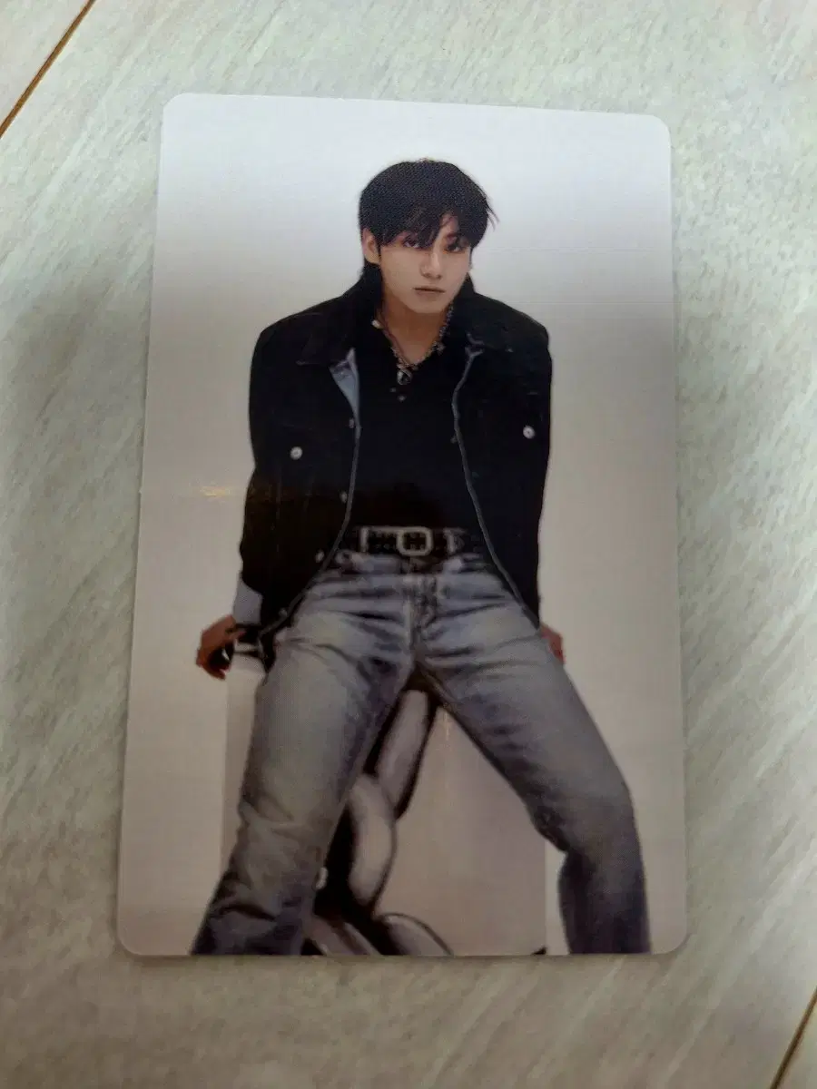 Jungkook GOLDEN ShowCase ld Offline photocard - JK BTS