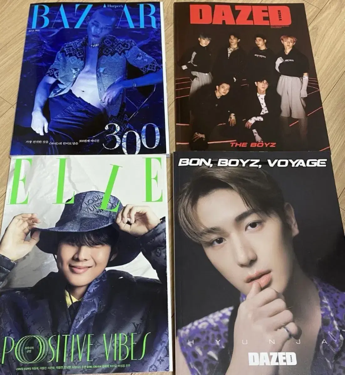 The Boyz magazine pictorial hyunjae Bulk of 4 issues of Dazed L, etc.